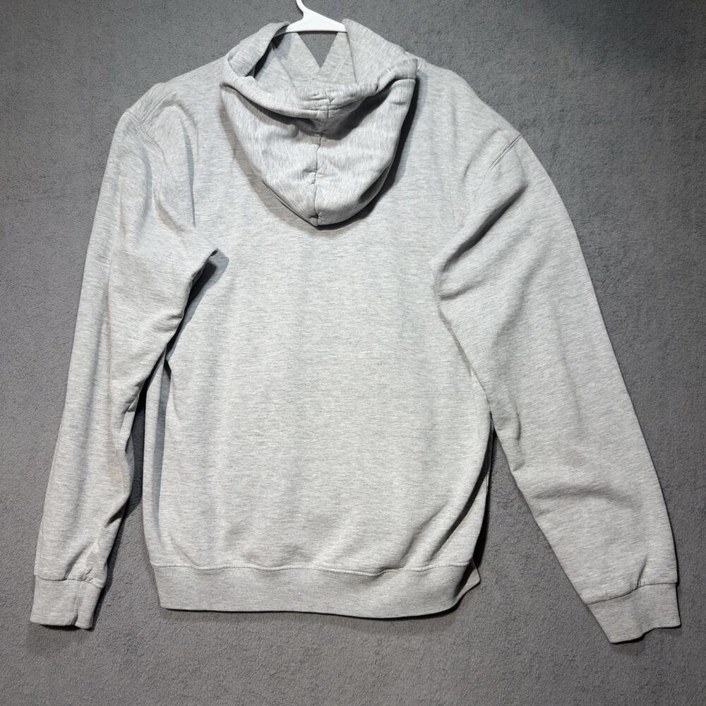 WeSC‎ Gray Pullover Hoodie XL Logo Kangaroo Pocket Streetwear - Picture 2 of 9